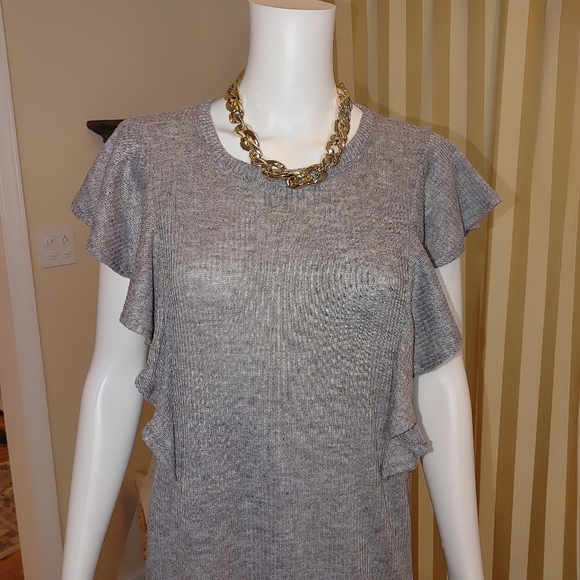 CALEIGH & CLOVER RUFFLE SHFT DRESS L - Picture 5 of 10